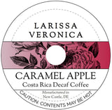 Caramel Apple Costa Rica Decaf Coffee (Single Serve K-Cup Pods) (Gourmet, Naturally Flavored, Whole Coffee Beans) (12 pods, ZIN: 576848) - 2 Pack
