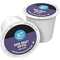 Amazon Brand - Happy Belly Dark Roast Coffee Pods, Compatible with Keurig 2.0 K-Cup Brewers, 100 Count