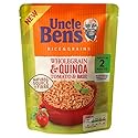 Uncle Ben's Wholegrain & Quinoa Tomato & Basil Flavour Rice 220g - Pack of 2