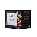 DAKSHIN Organic Smoky Black Tea Bags | Spiced with Ginger, Cloves, Black Pepper & Chilli | Bold Immunity & Energy Tea | USDA Organic | 16 Tea Bags