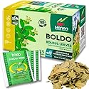 Hanan Boldus Herbal Tea 25 Teabags of Boldo Leaves and Herbs Dried Peumus Boldus Plant Leaf From Peru