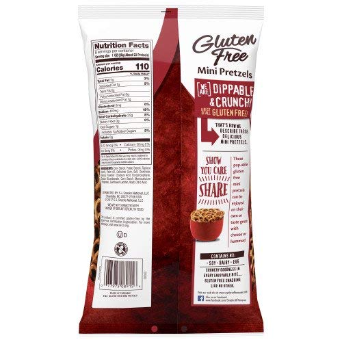 Snyder's of Hanover, Gluten Free Mini Pretzels, 8 Oz Bag