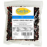 Gerbs Super 5 Dried Fruit Snack Mix 2 lbs. | Sweetened & Unsweetened Fruit, No Artificial Additives, Resealable Bag | Naturally Chewy & Fruit-Forward