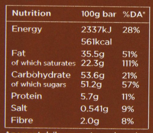 Divine Milk Chocolate with Toffee & Sea Salt 100g - Pack of 2