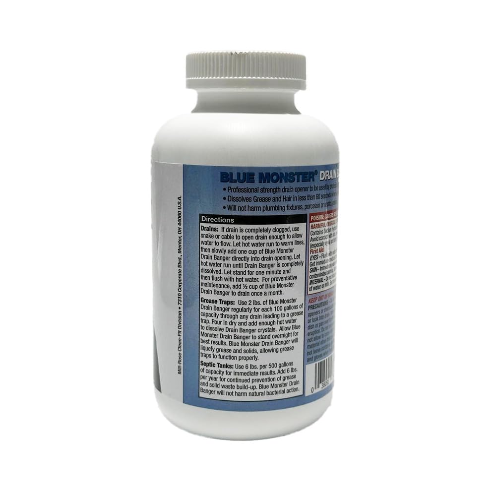 Blue Monster Drain Banger Drain Cleaner 2 lbs. - 2 Pack