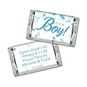 It's a Boy Candy Blue Baby Shower Favors (75 Pack) Personalized Miniatures
