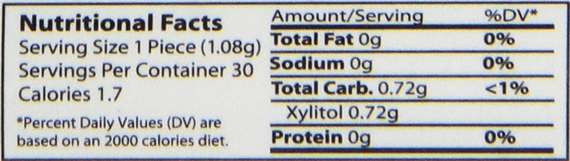 Miradent Xylitol Chew Gum Sprmnt 30 Ct