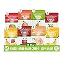 Nature's Turn Freeze-Dried Fruit Crisps - Mega Variety, 16 Bags (0.53oz Each) - Healthy, Gluten-Free, Crispy & Delicious Snack - Ideal for Cereal