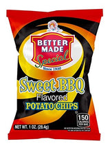 Better Made Special Variety Pack Potato Chips - Case of 50-1oz Bags - Original, BBQ, Sweet BBQ, Sweet Heat BBQ, Red HOT BBQ, Salt & Vinegar, Honey