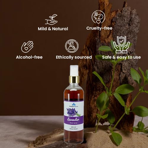 Lavender Room Spray - 200ml Bottle - Calming and Floral Lavender Aroma - Perfect for Freshening Any Room - Creates a Relaxing and Soothing Atmosphere