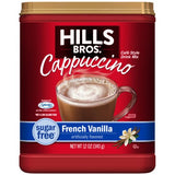 Hills Bros. Cappuccino (Sugar Free French Vanilla, & Sugar Free Double Mocha) Variety Pack