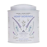Harney & Sons Hemp Moringa Tea Blend, Wellness, Deep Sleep Blend, 5 oz tin