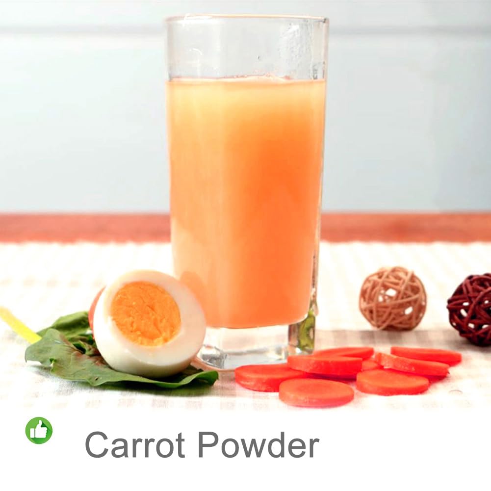 Plant Gift 100% Pure Carrot Powder Powder ???? Natural Carrot Flour, Great Flavor for Drinks, Smoothie, Yogurt, Baking, cookies and Beverages, Non-GMO