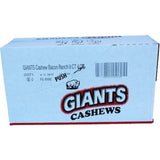 Giants Bacon Ranch Flavor Cashews, 4 Ounce -- 8 per case.