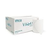 Valay by Morcon VT9158 Valay Premium TAD Hardwound Roll Towels, 1-Ply, 8in. x 600 ft., White, 6 Count