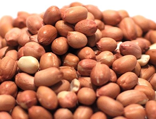 Gourmet Raw Peanuts with Red Skin by Its Delish, 10 lbs
