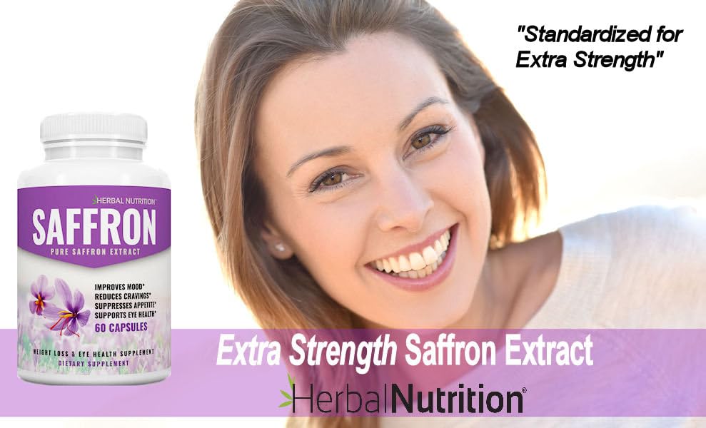 Saffron Extract 88.5mg Mood & Appetite Support, 120 Capsules