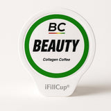 BeautyCup (Collagen Coffee) 12 Ct. Box with 10 grams of Collagen per serving, Beauty-Boosting Espresso Style Coffee