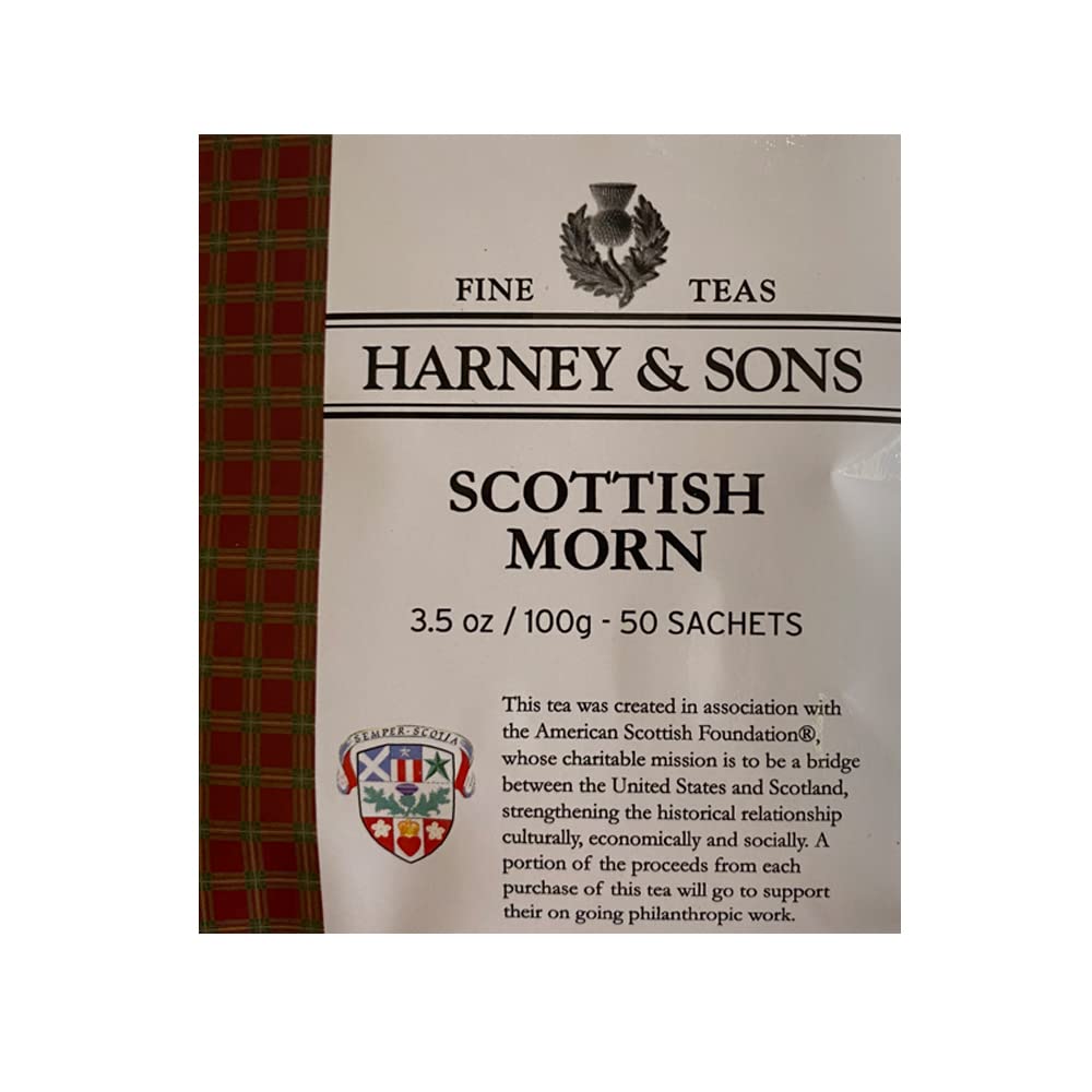 Harney & Sons Scottish Morn Black Tea (50 ct sachet bag)