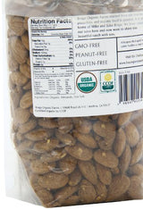 Braga Organic Farms Organic Roasted and Salted Almonds 2 lb. bag
