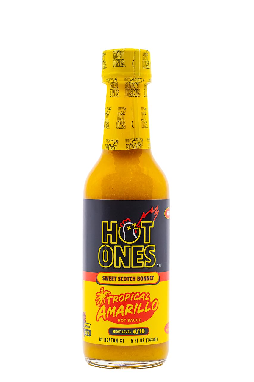 Hot Ones Tropical Amarillo Hot Sauce 5 oz