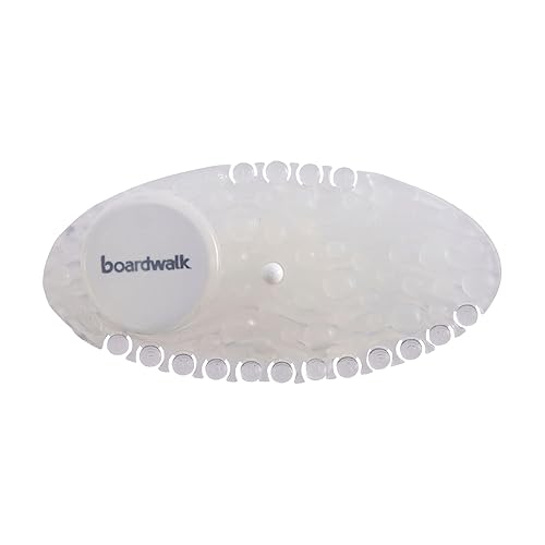 Boardwalk Curve Air Freshener, Mango, Solid, Clear, 10/Box