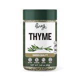 Pereg Dry Thyme Leaves - 1.40 Oz - Dried Thyme Herb Seasoning - Bulk Spices & Herbs - Adds Aromatic Flavor - Natural, Non-GMO, Non-Irradiated