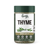 Pereg Dry Thyme Leaves - 1.40 Oz - Dried Thyme Herb Seasoning - Bulk Spices & Herbs - Adds Aromatic Flavor - Natural, Non-GMO, Non-Irradiated
