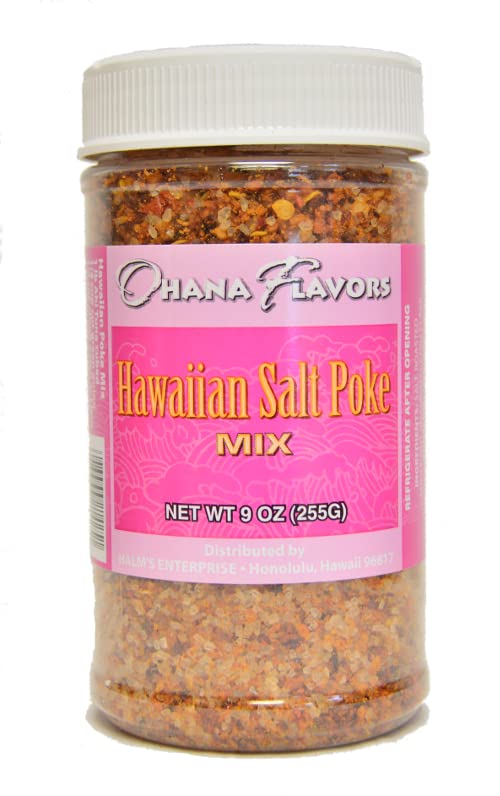 Ohana Flavors Hawaiian Salt Poke Mix 9 Oz Jar