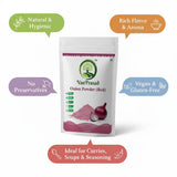 VanPrasad Pure Red Onion Powder | Natural & Hygienic | Rich Flavor & Aroma | No Preservatives | Vegan & Gluten-Free | Ideal for Curries, Soups