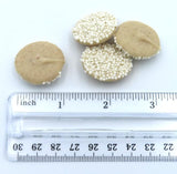 Mother Bears Candy Pumpkin Roll Nonpareils, White Sprinkles, 1 Pound