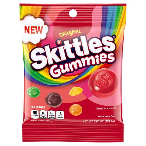 Skittles Gummies Variety Pack (Sour, Original, & Wild Berry) (Pack of 12) Variety Pack