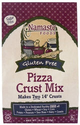 NAMASTE FOODS MIX PIZZA CRUST GFWF DF, 16 OZ, PK- 6