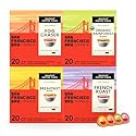 San Francisco Bay K-Cup Coffee Pods Favorite Four Variety Pack (80 ct), Includes French Roast, Fog Chaser, Organic Rainforest, & Breakfast Blend