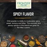 Frontier Co-op Chili Powder Blend, Traditional (no salt), Kosher, Salt-Free, Non-irradiated | 1 lb. Bulk Bag