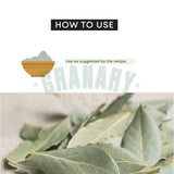 Natural Bay Leaf Powder by Granary Mart - Fresh & Authentic Bay Leaf Ground - Gourmet Spice - Good for Seasoning Stews/Soups/Tea - Affordable Bulk