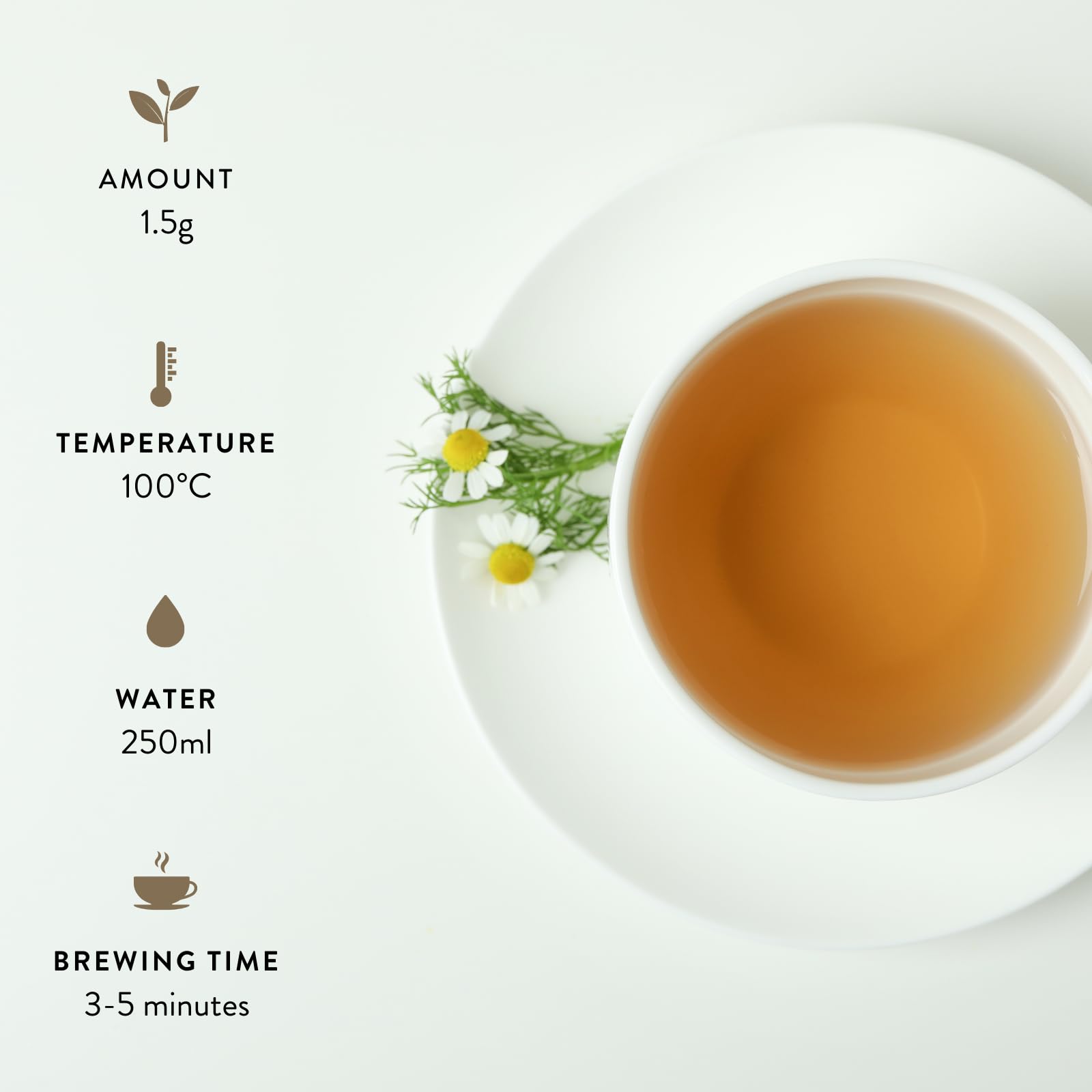 Chamomile Herbal Tea - 25 Individually Wrapped Tea Bags - Soothing & Caffeine-Free by Newby Teas