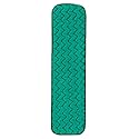 Rubbermaid Commercial Products HYGEN 18 inch Microfiber Dust Pad, Green, For Janitorial/Professional Cleaners and Heavy-Duty industrial