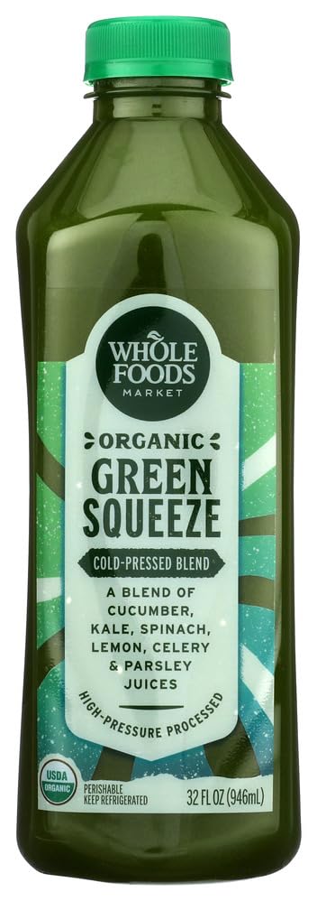 Whole Foods Market Organic Green Squeeze Juice, 32 FZ