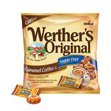 Werther's Original Sugar Free Caramel Coffee Hard Candies - Individually Wrapped Hard Candies for Halloween, Parties, or Snacks - 2.75 oz Bags (Pack