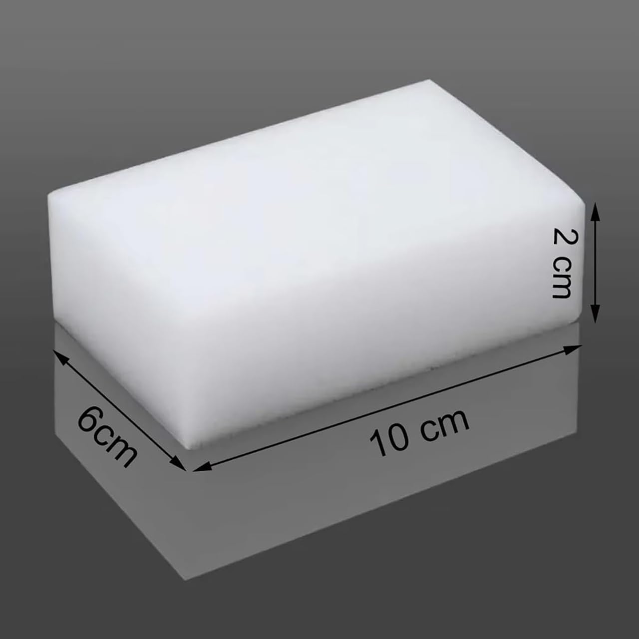 100 Pack Magic Cleaning Eraser Sponges, Multi-Purpose White Melamine Foam Blocks