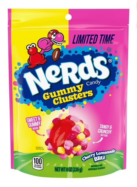 The Bundl'd Bunch Company Nerds Gummy Clusters Holiday Bundle - (Rainbow, Very Berry, and more) - Crunchy + Gummy Texture Candy Bundle (Original