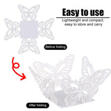 DONGKER Chocolate Truffle Wrappers Paper,50 PCS Butterfly Hollow Truffle Cup Dessert Liners for Wedding Party Supplies Chocolate Packaging Dessert