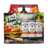 Kinder's Summer 3 Pack (Golden BBQ, Original and Sticky Honey BBQ Sauces)