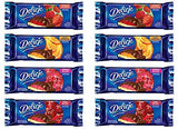 2 Pack Delicje Variety Pack European Biscuits Strawberry, Orange, Raspberry, Cherry Filling