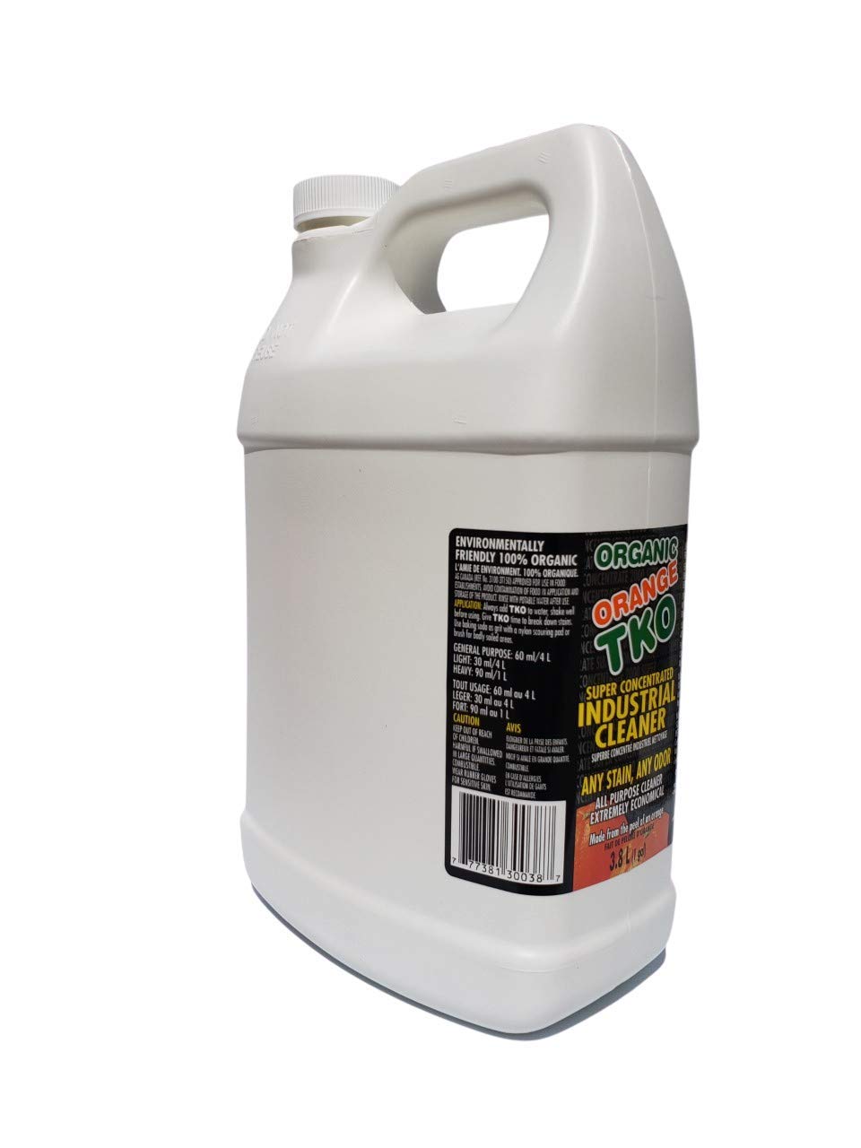 Organic Orange TKO - Stain remover, Floor cleaner, Degreaser, Glass cleaner, Multi Purpose Citrus Cleaner, Deodorizer, Stain Remover, Pet Safe, Non