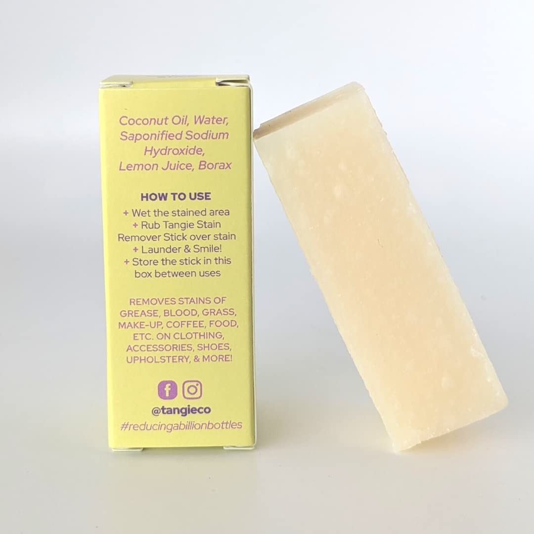 Natural stain remover laundry bar plastic-free