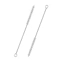 2Pcs Straw Cleaner,Straw Cleaner Brush for Metal/Glass/Silicone Straws,Reusable Straw Brush Cleaner with Nylon Bristles,Stanley Straw Cleaner Brush