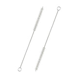 2Pcs Straw Cleaner,Straw Cleaner Brush for Metal/Glass/Silicone Straws,Reusable Straw Brush Cleaner with Nylon Bristles,Stanley Straw Cleaner Brush