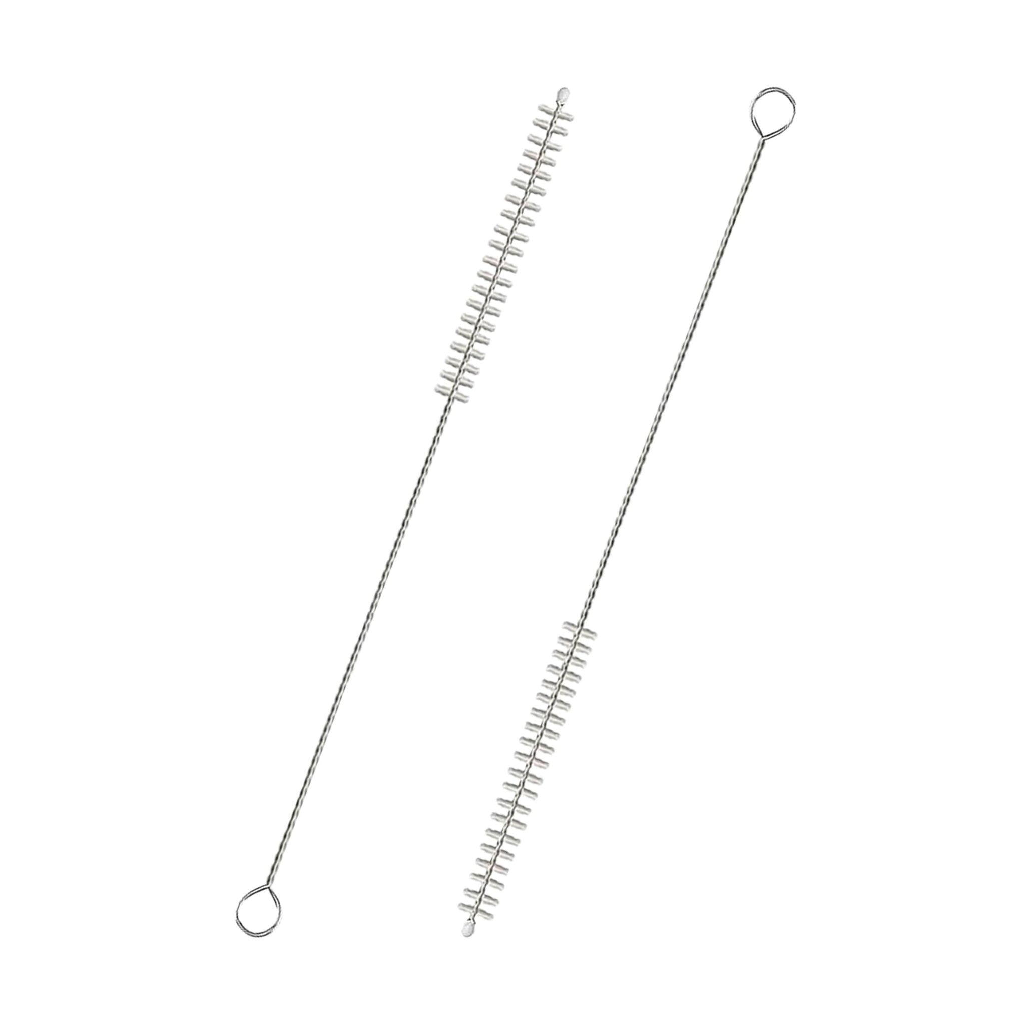 2Pcs Straw Cleaner,Straw Cleaner Brush for Metal/Glass/Silicone Straws,Reusable Straw Brush Cleaner with Nylon Bristles,Stanley Straw Cleaner Brush